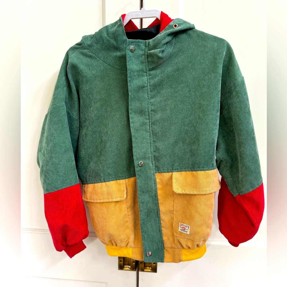 Quality unisex light retro 90s lightweight jacket multicolor